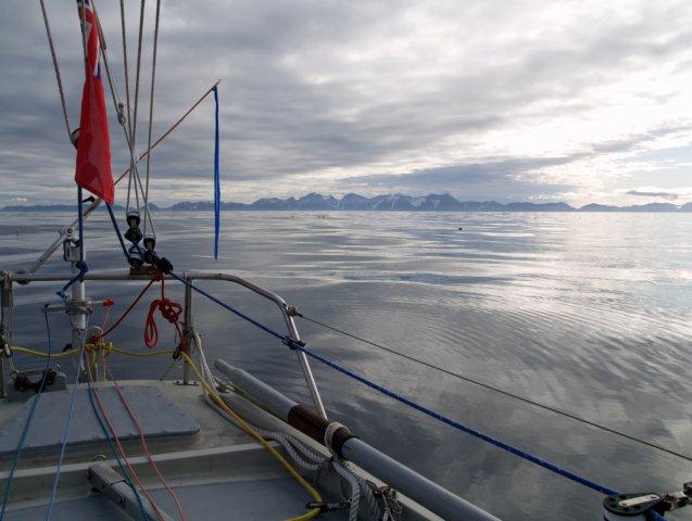 Becalmed off Prinz Karls Forland, Spitsbergen